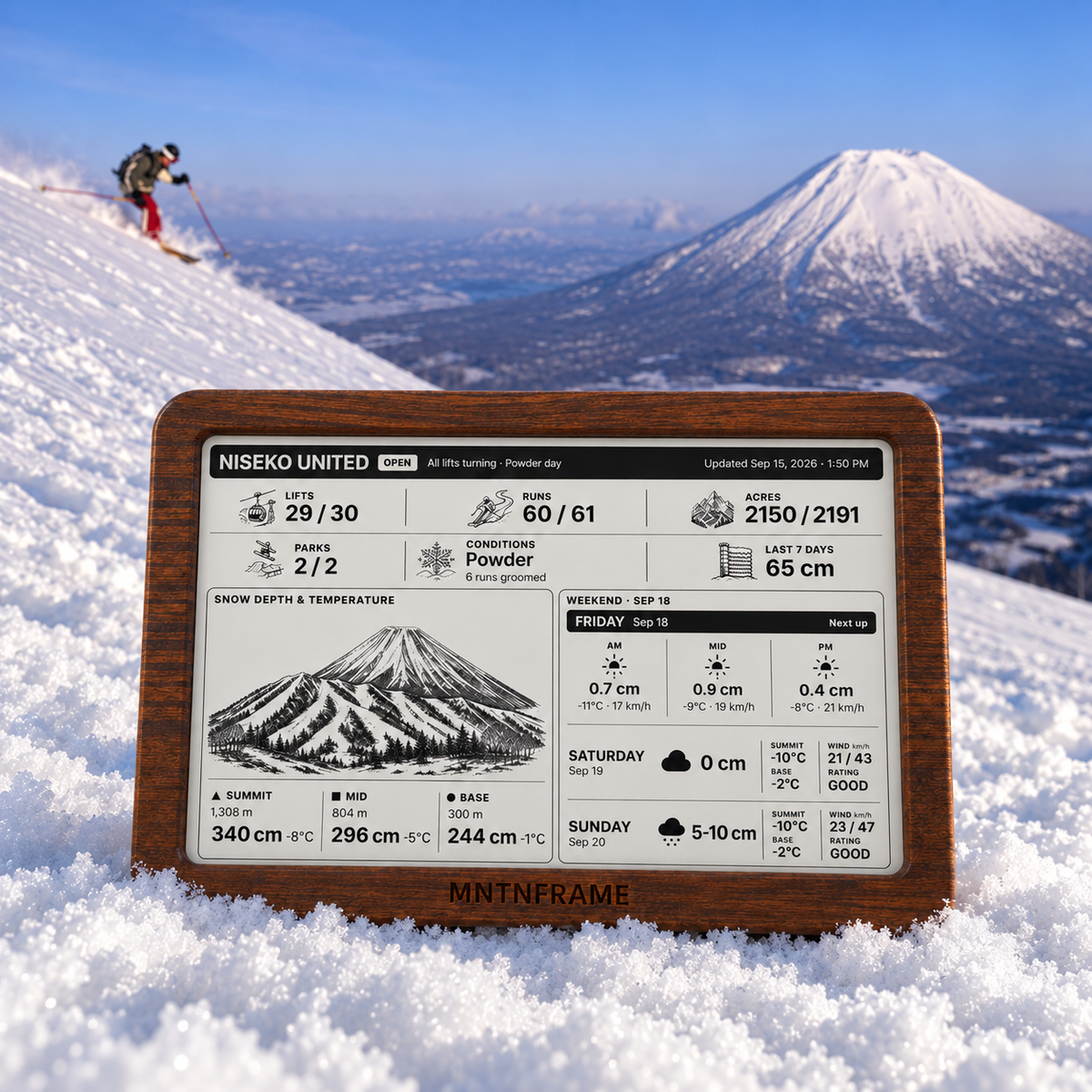 Swellframe Smart Multi-Sport Forecast Display