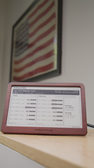 Swellframe Smart Multi-Sport Forecast Display