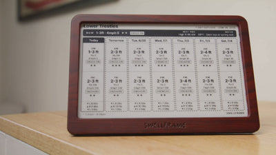 MNTNFRAME Smart Mountain Forecast Display